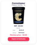$2.40 Back in Shping Rewards on Connoisseur Classic Vanilla 1L (Currently $6.00 at Coles) @ Shping (Activation Required)