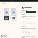[QLD, NSW, VIC, ACT] 50% off 2 x 1kg Espresso Blend Pack $58 Delivered ($29/kg) @ Coffee on Cue