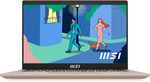 MSI Modern 14 C12M 14inch Core i5 16GB 512GB Beige Rose Laptop $699 Delivered @ Scorptec