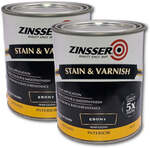 2 Tins Zinsser Rust-Oleum Furniture Wood Timber Cabinet Stain & Varnish 946ml (Ebony) $25 Delivered @ South East Clearance