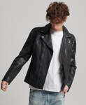 Vintage Leather Biker Jacket $249 Delivered @ Superdry