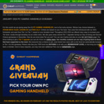 Win 1 of 5 PC Gaming Handhelds from Cheat Happens