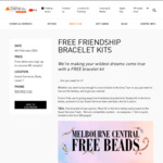 [VIC] Free Friendship Bracelet Kits, Tuesday (6/2) @ Melbourne Central