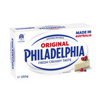 ½ Price Philadelphia Cream Cheese 250g Block Varieties $2.85 @ Coles