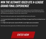 Win 1 of 2 A-League Grand Final Experiences for 2 Worth $5,000 from ISUZU