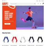40% off All Grip Socks $15.54 + $10.90 Delivery ($0 with $100+ Orders) @ GripKicks
