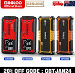 GOOLOO Jump Starters - GP2000 $79.99 | GP3000 $87.99 | GT3000 $111.20 - Delivered @ Gooloo eBay