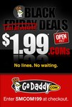 $1.99 .COMs New Domain Rego @ GoDaddy (Yes Yes I Know GoDaddy Is The Devil)
