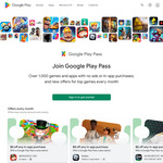 Google Play Pass $1.60/Mo (Usually $8) for 3Mo (& Claim $8 Minecraft and Robolox in-App, $25 Minecraft Realms etc) @ Google Play
