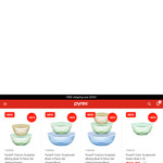 Pyrex Colours Bakeware, Mixing Bowls & Food Containers: 40% off RRP + Delivery ($0 with $100 Spend) @ Instant Brands