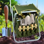 Susliving 10pcs Gardening Tool Zipped Bag Combo Chair $71.95 Delivered @ Susliving via MyDeal