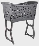 Queen Basket Laundry with Foldable Legs Grey 50L $5 + Delivery ($0 C&C/in-Store) @ Mitre 10