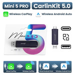 CarlinKit Mini5 Pro Wireless CarPlay and Android Auto Adapter US$11.42 (~A$20.99) Delivered @ Carlinkit via AliExpress