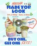 [VIC] Buy any Matcha Products Starts from $7.80, Get One Free (Instagram Follow Required) @ COCOLO Hawthorn