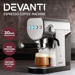 [eBay Plus] Devanti 20 Bar Espresso Coffee Machine $69 Delivered @ OzPlaza Living eBay
