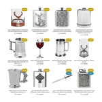 Up to 15% off Selected Items, Custom Engraving & Gift Wrapping + Shipping ($0 with $300 Order) @ The English Pewter Company