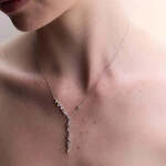 Multi-Stone Necklace - Reflections Collection Silver or Rose-Gold-Plated A$90.00 Delivered @ Begum