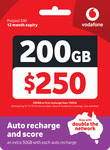 Vodafone $250 365 Days 200GB SIM Starter Kit + Vodafone $35 28 Days 55GB SIM Starter Kit for $199 Shipped @ Mobilexpress Au