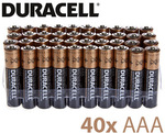 40x Duracell AAA Batteries $16.70 + $4.95  Postage = $21.65 (Grocery Run)
