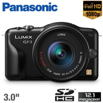 Panasonic Lumix DMC-GF3 Camera Kit w 14-42mm OR 14mm Lens $389.95 + $7.95 Express Shipping