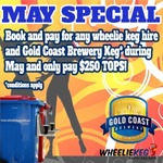 $250 for 50L Party Beer Keg Hire - Gold Coast - Book & Pay in May but Party Anytime - Was $300