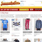 50% off Mens G-Star Raw at SqueakyTee.com.au (Discount off RRP)