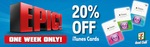 20% off iTunes Cards - 7eleven