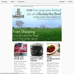 Free Delivery (Save $6.50+) on Orders of $13+ @ Bunbartha Beef (also Larder Goods & Condiments)