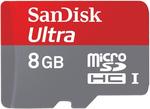 SanDisk 8GB Ultra microSDHC UHS-I SD Card - $7 Free Delivery!