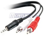 Meritline Stereo 3.5mm to RCA Cable - 84c with Free Shipping (Save $2.35)