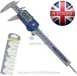 Machine-Dro.co.uk - 150mm Digital Vernier Caliper, Moore and Wright $43 (AUD) Delivered