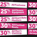 Massive Rebel Sport Sale eg All EPL Jerseys $50, 30% off Clothing, 25% off Footwear Ends Sunday
