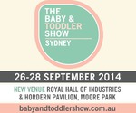 50 Pairs of Baby and Toddler Show Tickets, Sydney 2014