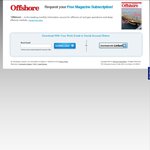 "Offshore" Free Magazine Subscription