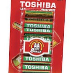 Toshiba Batteries $0.50 for 8 Pack AAA and Others - Reject Shop (Possible Clearance)