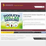 DOOLEYS Dollar Dazzler's for $1 Extra on Top of a Main Meal - Monday to Thursday (Lidcombe NSW - Club Members Only)