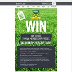 Win 1 of 10 AFL or 15 NRL Family Club Membership Passes from Best & Less