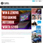 Win a Lenovo Y50 Gaming Notebook from Cybershack