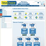 TeleChoice - 12 Month Plans (Reduced from 24M) from $18/Month
