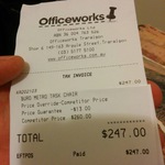 Buro Metro Task Chair $260 at Aus Post, $247 at Officeworks with Price Match