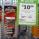 Energizer 20pk AA Batteries $10.99 (Save $11) @ Masters