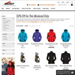 50% off Selected Mont Outdoor Gear [Free Shipping]