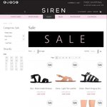 Siren Shoes - Take a Further 50% off Sale