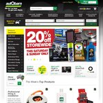 20% off at Autobarn This Weekend (Instore and Online)