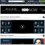 FREE to Watch: HBO Season Premiere of Game of Thrones, Veep & Silicon Valley @ Amazon (No VPN or PRIME Required)