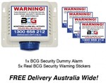 Dummy Alarm System Includes Real Warning Stickers Only $21.99 with FREE Postage. $12 off Normal Price @ BCG Security Systems