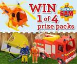 Win 1 of 4 Fireman Sam Prize Packs from Toys R Us