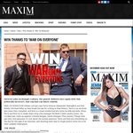 Win a Private Screening of 'War on Everyone' for The Winner and 15 Friends from Maxim