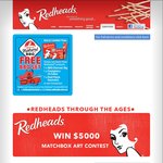 Free Redheads Apron and Tongs for Purchase of 3 Redhead Products