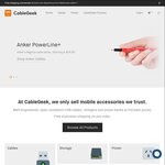 CableGeek - 15% off on Purchases of $50+ Storewide (Stackable with Anker PowerLine+ Buy 2 Get 10% off & Cable Pack Deals)